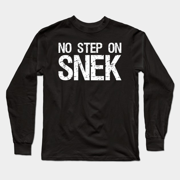 Libertarianism - No Step On Snek - Libertarian Meme Long Sleeve T-Shirt by Styr Designs